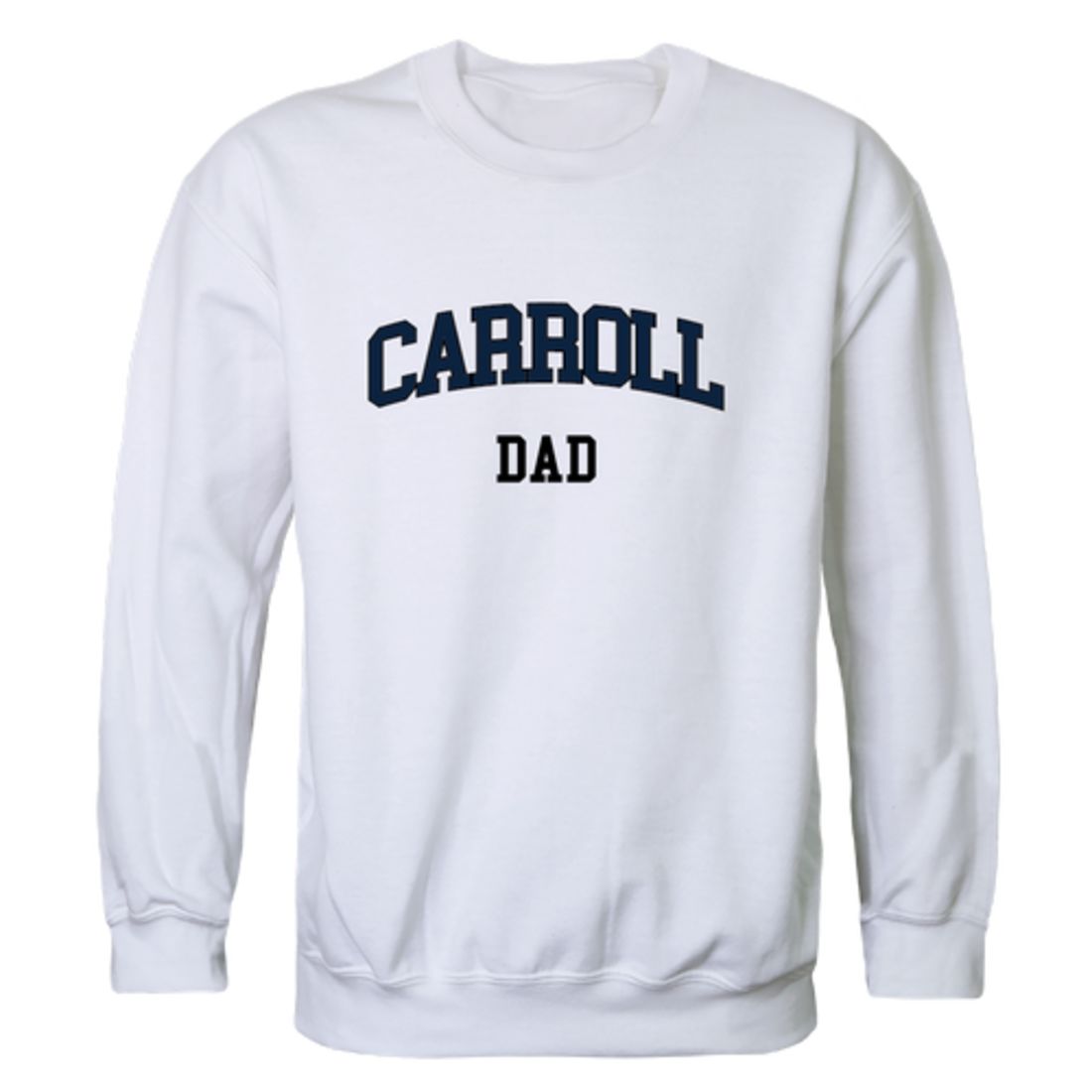 Carroll University Pioneers Dad Fleece Crewneck Pullover Sweatshirt