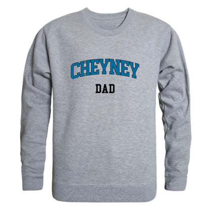 Cheyney University of Pennsylvania Wolves Dad Fleece Crewneck Pullover Sweatshirt
