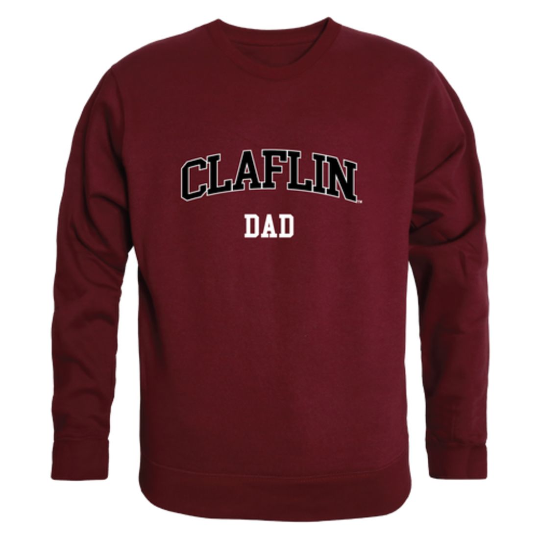 Claflin University Panthers Dad Fleece Crewneck Pullover Sweatshirt