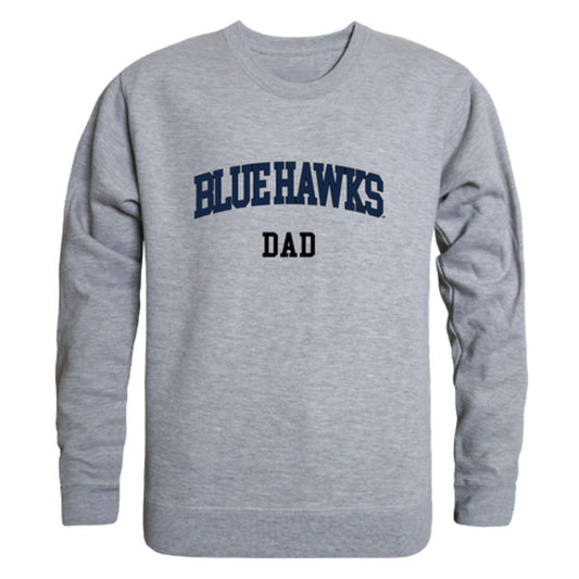 Dickinson State University Blue Hawks Dad Fleece Crewneck Pullover Sweatshirt