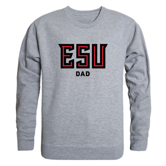 East Stroudsburg University of Pennsylvania Warriors Dad Fleece Crewneck Pullover Sweatshirt