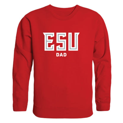 East Stroudsburg University of Pennsylvania Warriors Dad Fleece Crewneck Pullover Sweatshirt