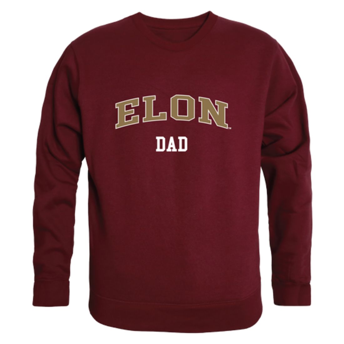 Elon University Phoenix Dad Fleece Crewneck Pullover Sweatshirt