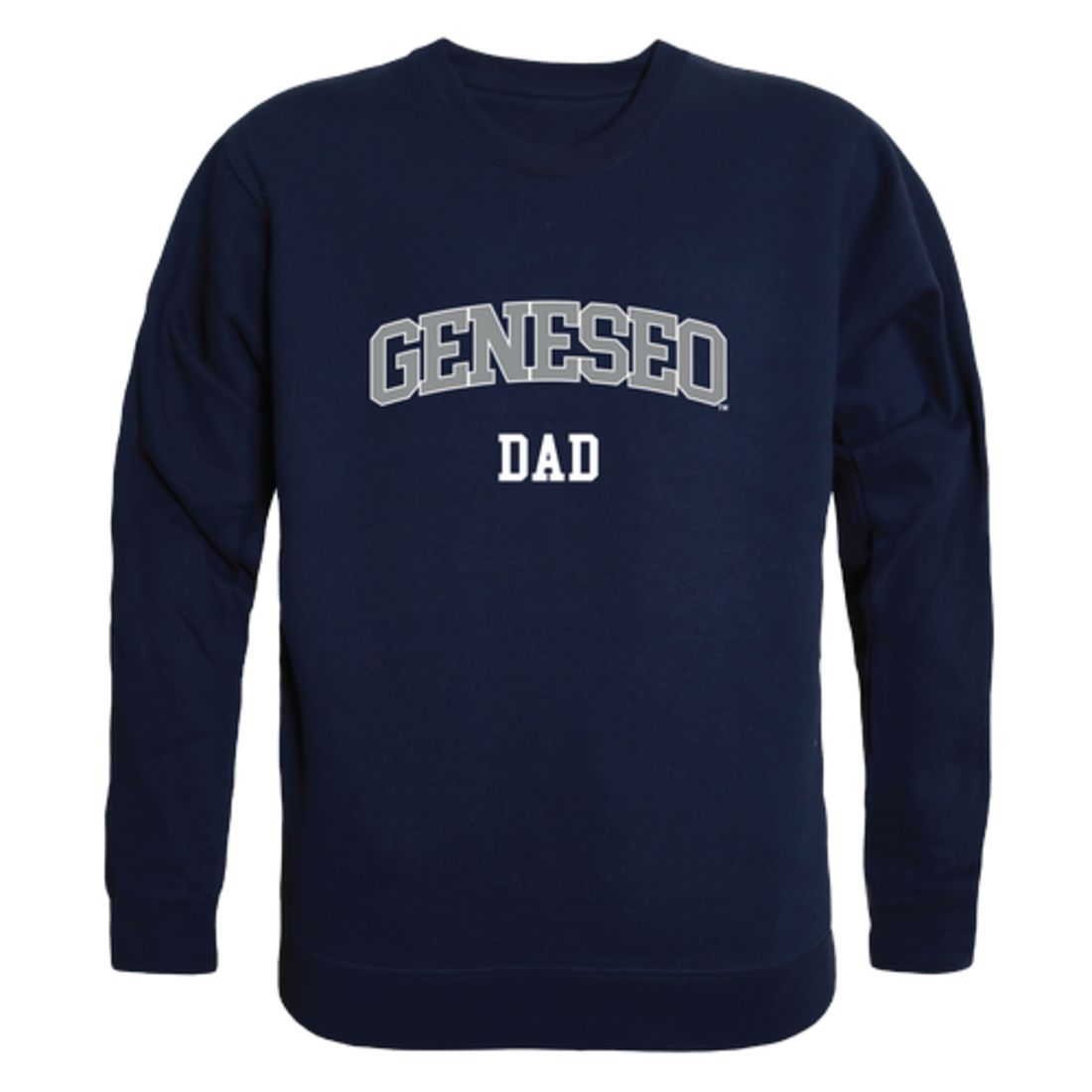 State University of New York at Geneseo Knights Dad Fleece Crewneck Pullover Sweatshirt