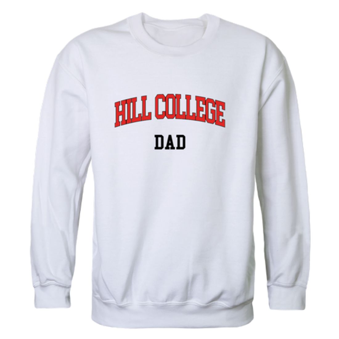Hill College Rebels Dad Fleece Crewneck Pullover Sweatshirt