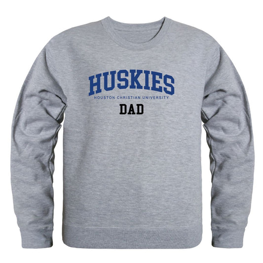Houston Baptist University Huskies Dad Fleece Crewneck Pullover Sweatshirt
