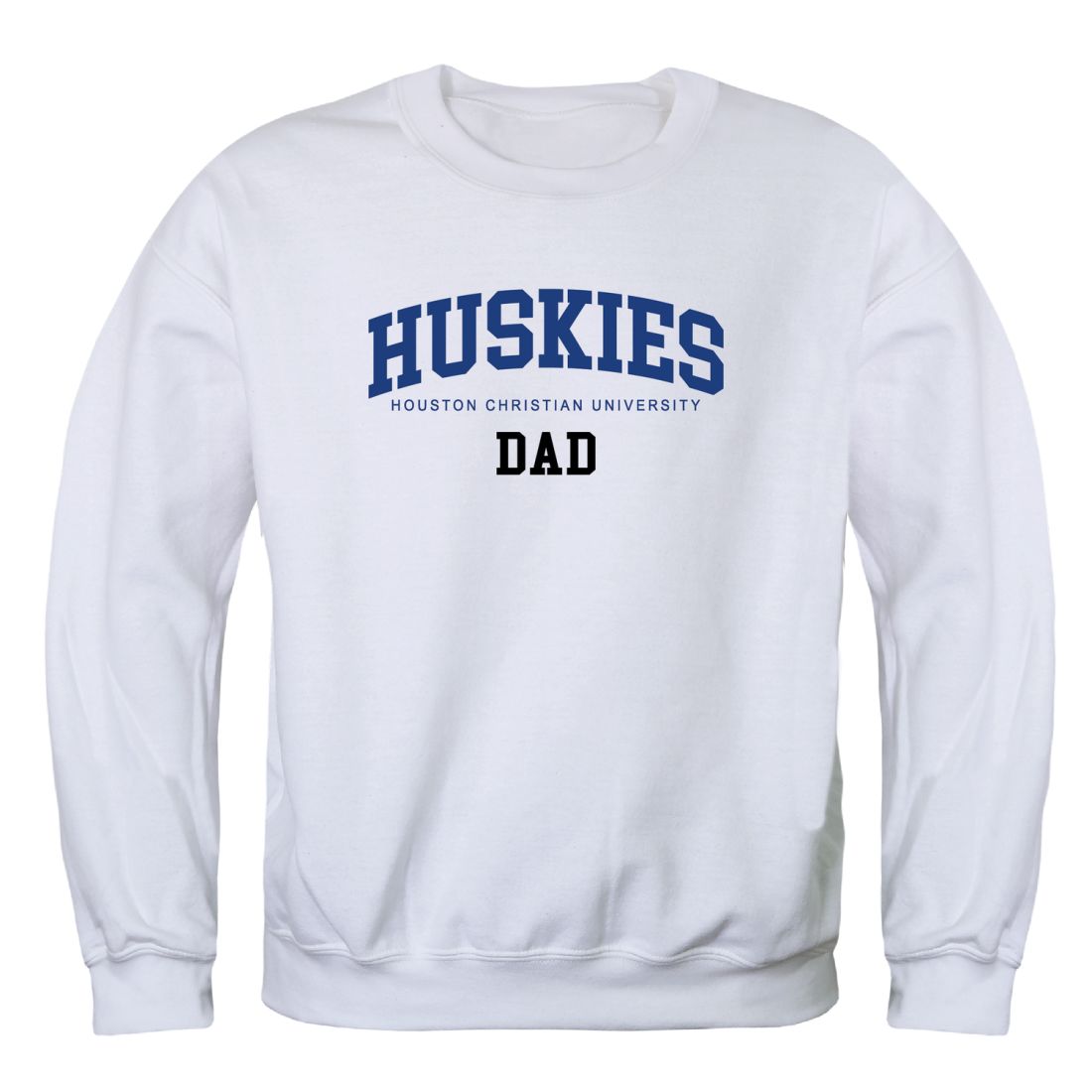 Houston Baptist University Huskies Dad Fleece Crewneck Pullover Sweatshirt