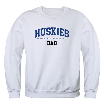 Houston Baptist University Huskies Dad Fleece Crewneck Pullover Sweatshirt