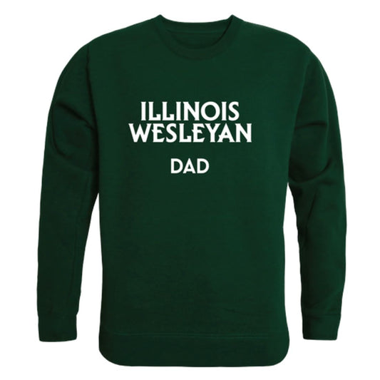 Illinois Wesleyan University Titans Dad Fleece Crewneck Pullover Sweatshirt