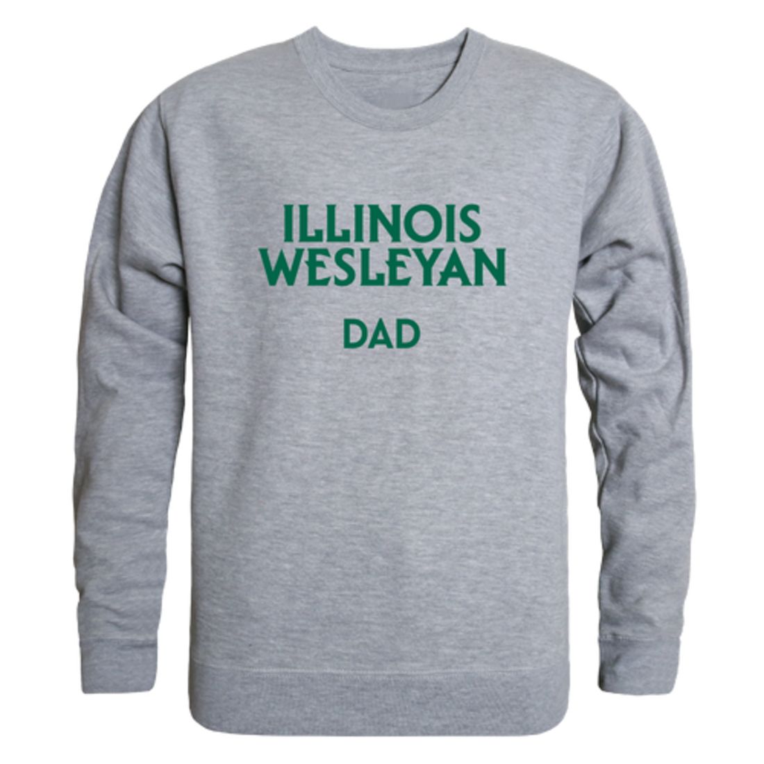 Illinois Wesleyan University Titans Dad Fleece Crewneck Pullover Sweatshirt