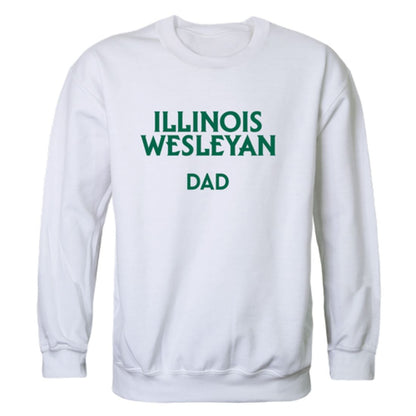 Illinois Wesleyan University Titans Dad Fleece Crewneck Pullover Sweatshirt