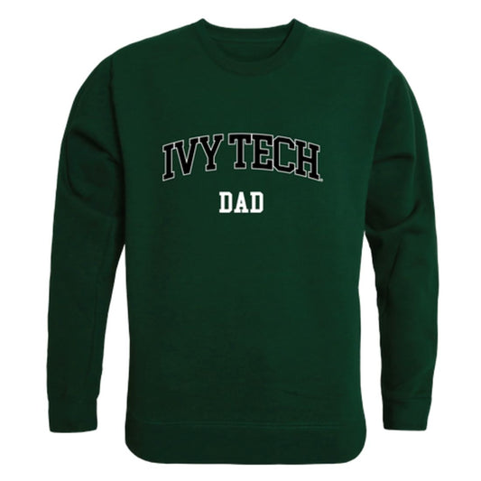 Ivy Tech Community College N/A Dad Fleece Crewneck Pullover Sweatshirt