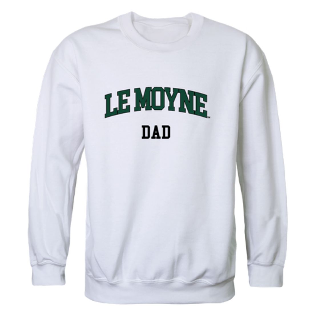 Le Moyne College Dolphins Dad Fleece Crewneck Pullover Sweatshirt