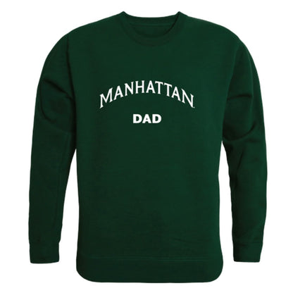 Manhattan College Jaspers Dad Fleece Crewneck Pullover Sweatshirt
