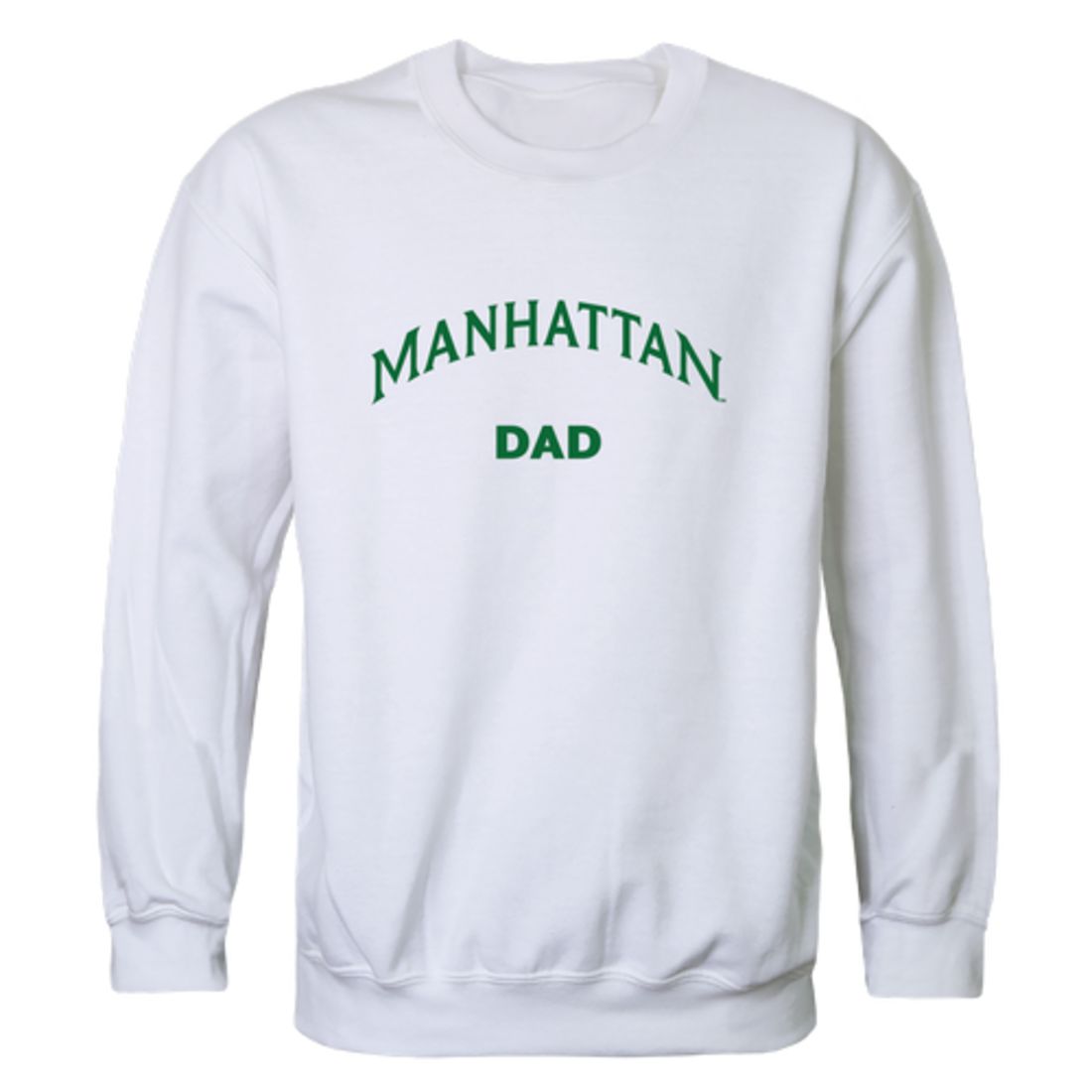 Manhattan College Jaspers Dad Fleece Crewneck Pullover Sweatshirt