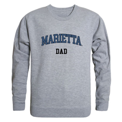 Marietta College Pioneers Dad Fleece Crewneck Pullover Sweatshirt
