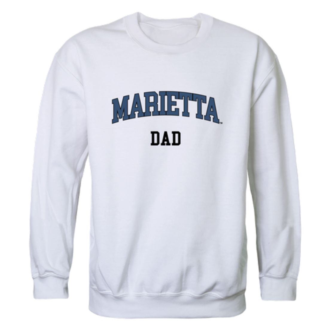 Marietta College Pioneers Dad Fleece Crewneck Pullover Sweatshirt