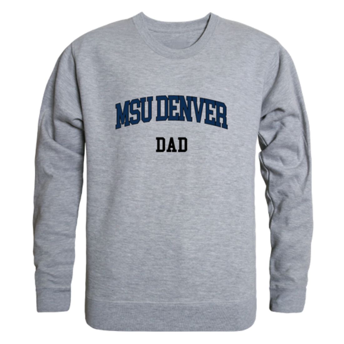 Metropolitan State University of Denver Roadrunners Dad Fleece Crewneck Pullover Sweatshirt