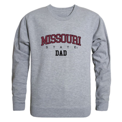 Missouri State University Bears Dad Fleece Crewneck Pullover Sweatshirt