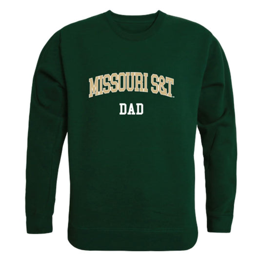 Missouri University of Science and Technology Miners Dad Fleece Crewneck Pullover Sweatshirt