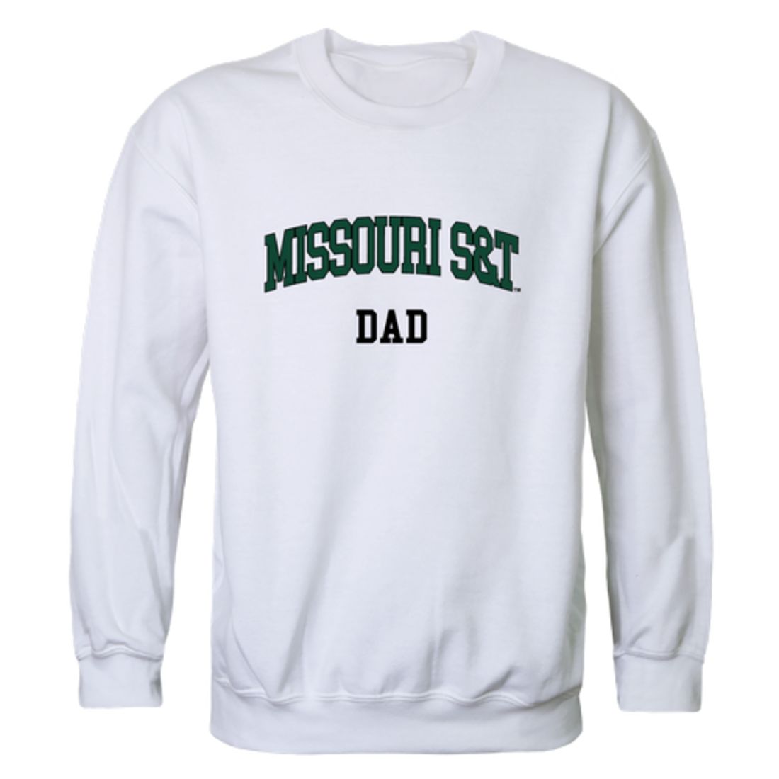 Missouri University of Science and Technology Miners Dad Fleece Crewneck Pullover Sweatshirt