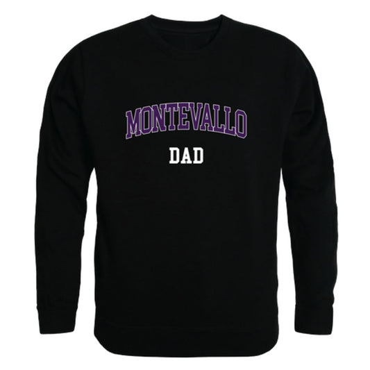 University of Montevallo Falcons Dad Fleece Crewneck Pullover Sweatshirt