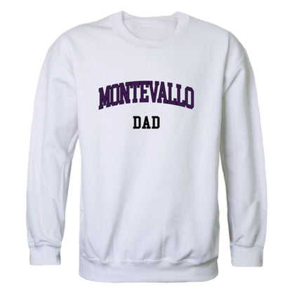 University of Montevallo Falcons Dad Fleece Crewneck Pullover Sweatshirt