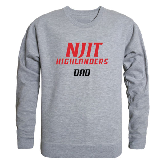 New Jersey Institute of Technology Highlanders Dad Fleece Crewneck Pullover Sweatshirt