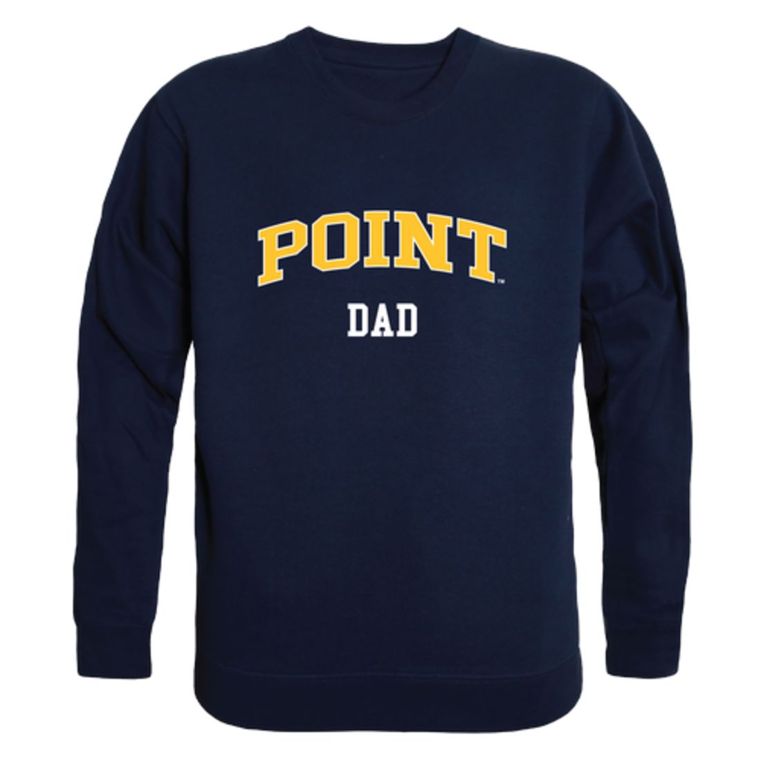 Point University Skyhawks Dad Fleece Crewneck Pullover Sweatshirt