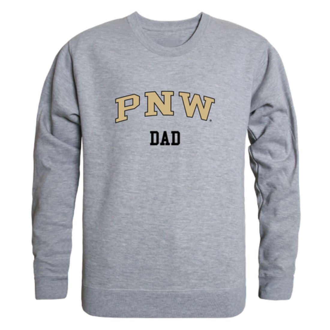 Purdue University Northwest Lion Dad Fleece Crewneck Pullover Sweatshirt