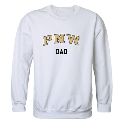 Purdue University Northwest Lion Dad Fleece Crewneck Pullover Sweatshirt