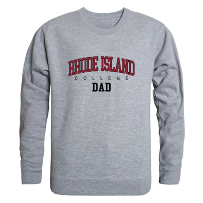 Rhode Island College Anchormen Dad Fleece Crewneck Pullover Sweatshirt