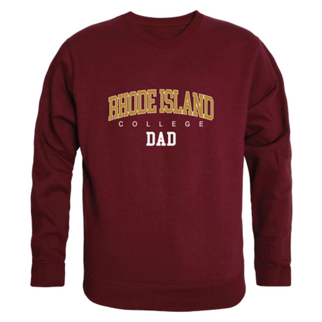 Rhode Island College Anchormen Dad Fleece Crewneck Pullover Sweatshirt