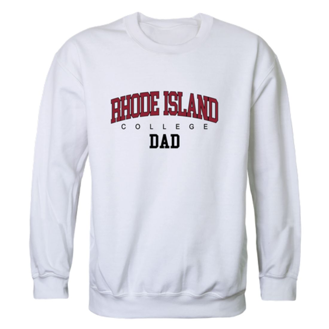 Rhode Island College Anchormen Dad Fleece Crewneck Pullover Sweatshirt