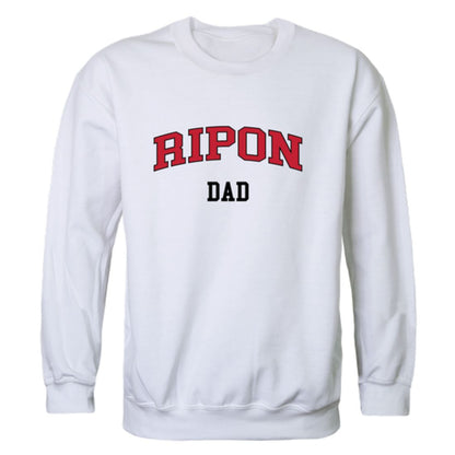 Ripon College Red Hawks Dad Fleece Crewneck Pullover Sweatshirt