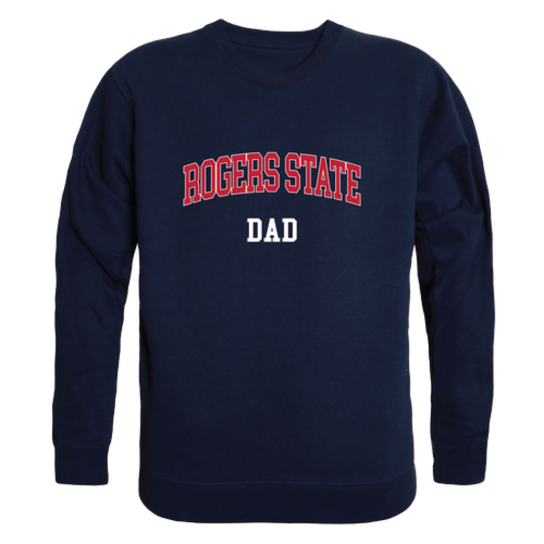 Rogers State University Hillcats Dad Fleece Crewneck Pullover Sweatshirt