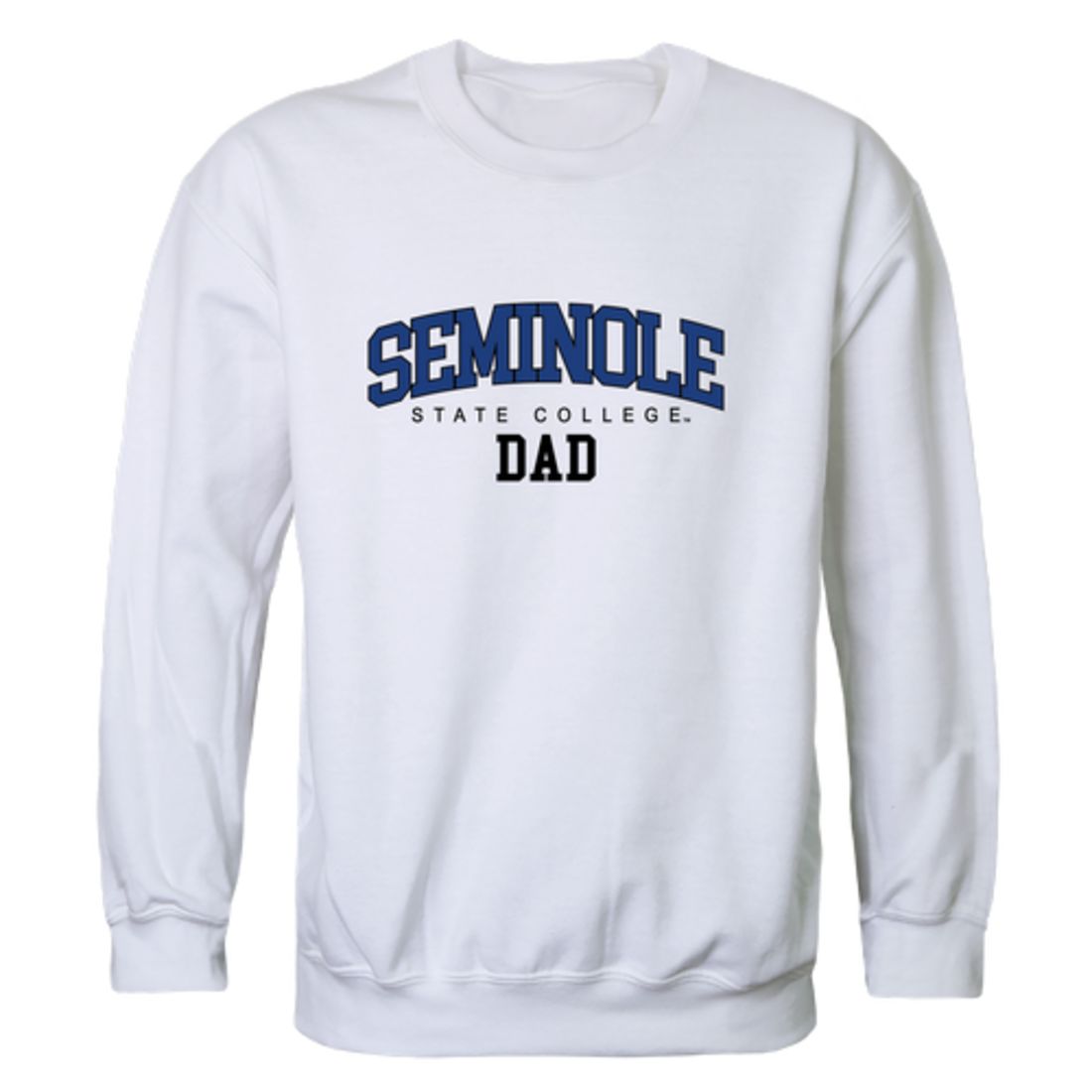Seminole State College Raiders Dad Fleece Crewneck Pullover Sweatshirt