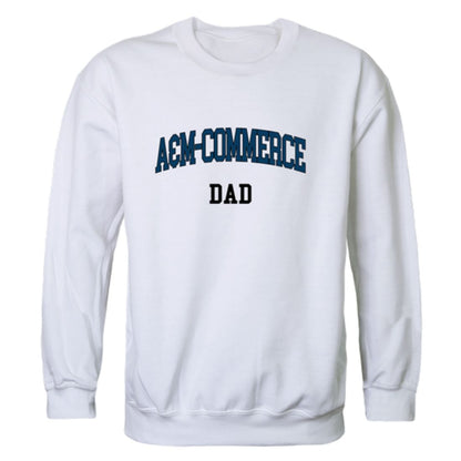 Texas A&M University-Commerce Lions Dad Fleece Crewneck Pullover Sweatshirt