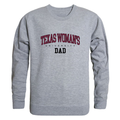 Texas Woman's University Pioneers Dad Fleece Crewneck Pullover Sweatshirt