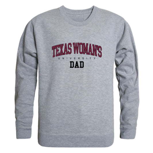 Texas Woman's University Pioneers Dad Fleece Crewneck Pullover Sweatshirt