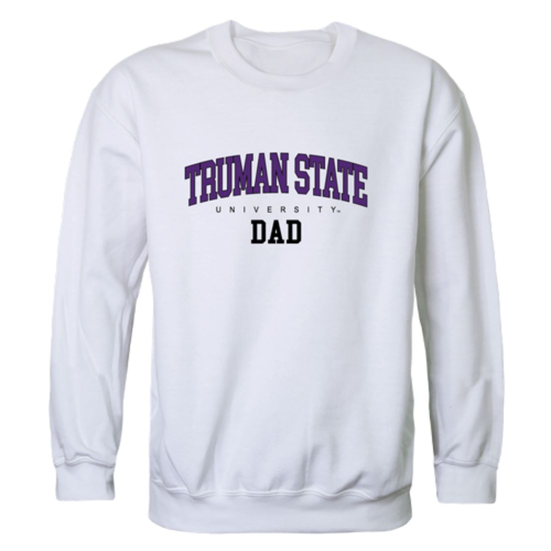 Truman State University Bulldogs Dad Fleece Crewneck Pullover Sweatshirt