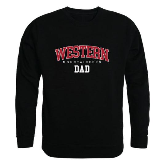 Western Colorado University Mountaineers Dad Fleece Crewneck Pullover Sweatshirt
