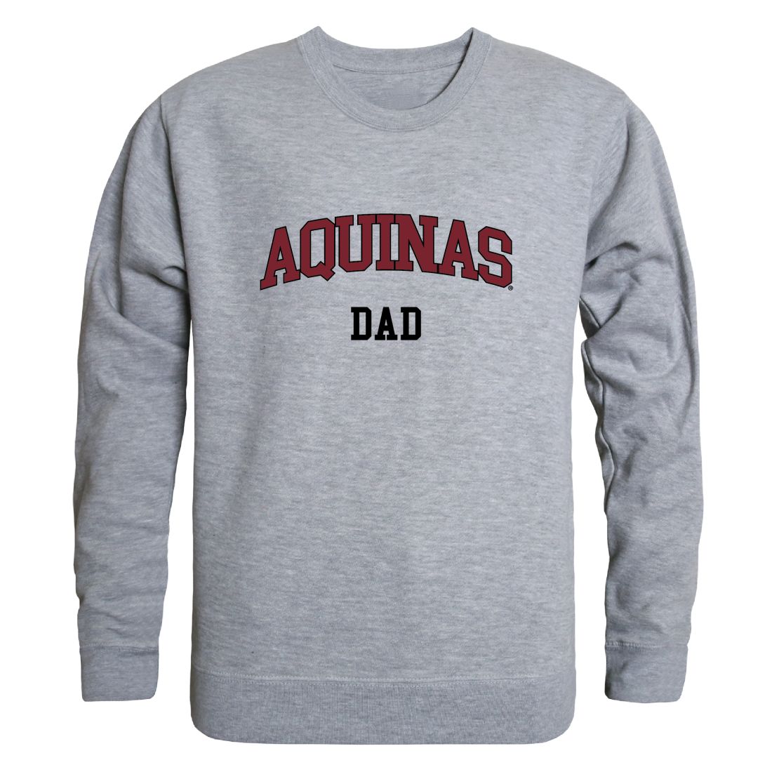 Aquinas College Saints Dad Fleece Crewneck Pullover Sweatshirt