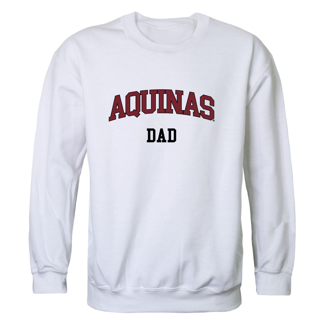 Aquinas College Saints Dad Fleece Crewneck Pullover Sweatshirt