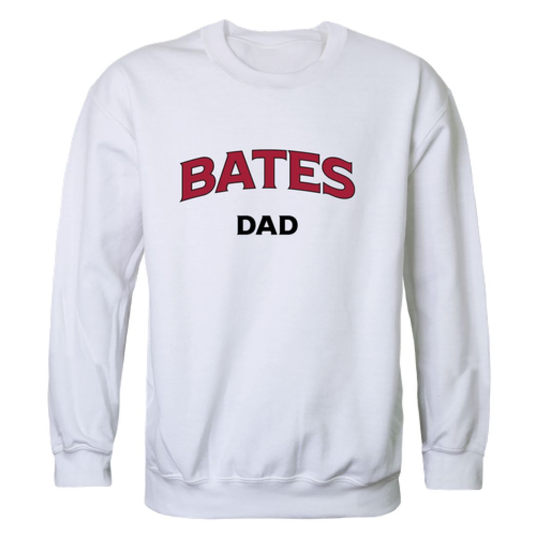 Bates College Bobcats Dad Fleece Crewneck Pullover Sweatshirt