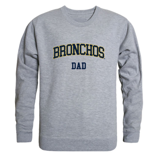 University of Central Oklahoma Bronchos Dad Fleece Crewneck Pullover Sweatshirt