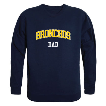 University of Central Oklahoma Bronchos Dad Fleece Crewneck Pullover Sweatshirt