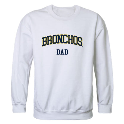 University of Central Oklahoma Bronchos Dad Fleece Crewneck Pullover Sweatshirt