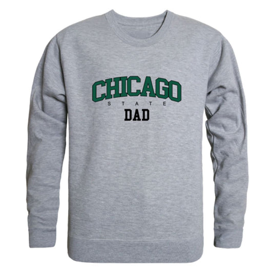 Mouseover Image, Chicago State University Cougars Dad Fleece Crewneck Pullover Sweatshirt