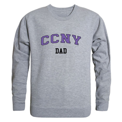 City College of New York Beavers Dad Fleece Crewneck Pullover Sweatshirt